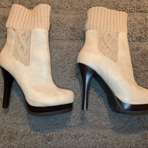 Jennifer Lopez Bette Platform Boots Sz 8.5
